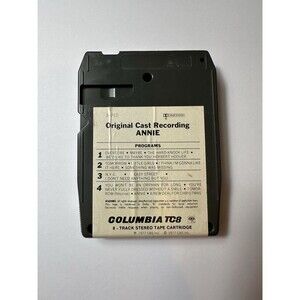 Annie 8 Track Tape Tested Original Cast Recording The Hard-Knock Life N.Y.C.